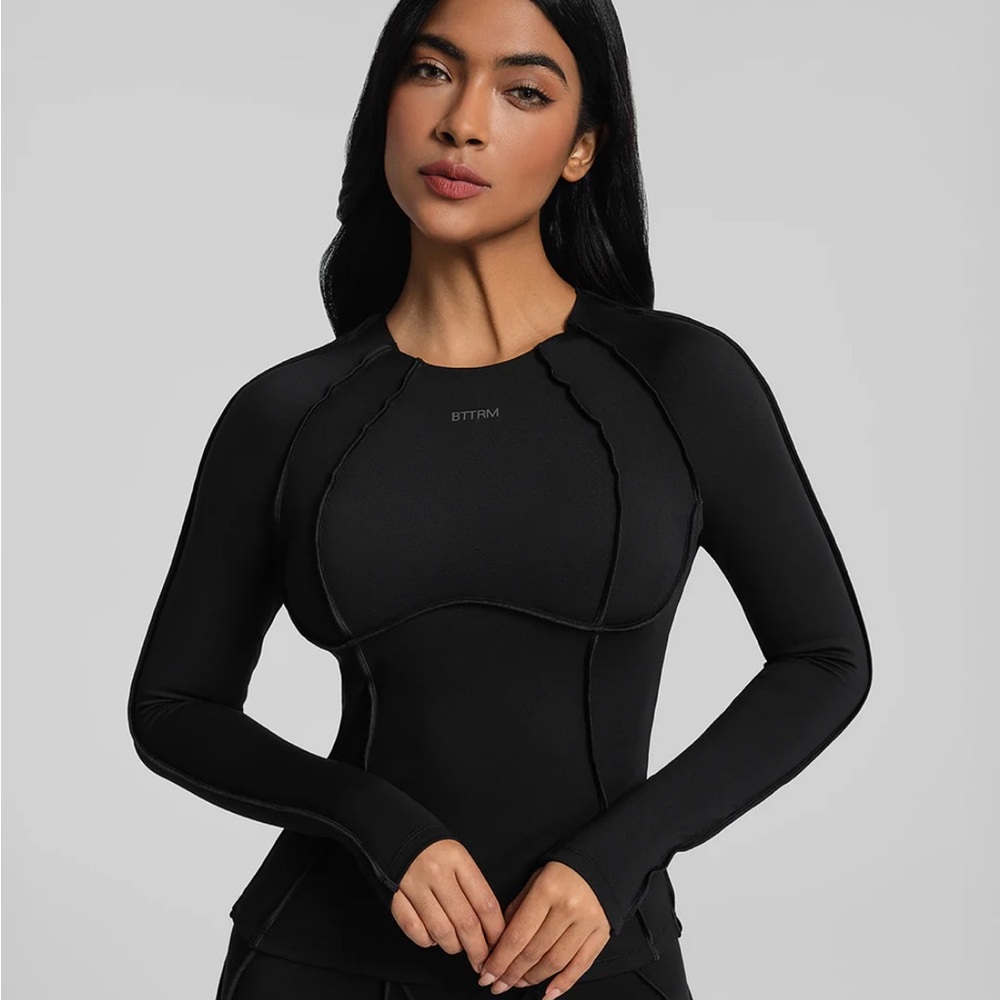 Black Long Sleeve Bodysuit